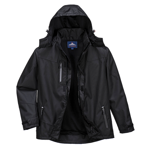 S555BKRXL Outcoach Black Jacket - Extra Large