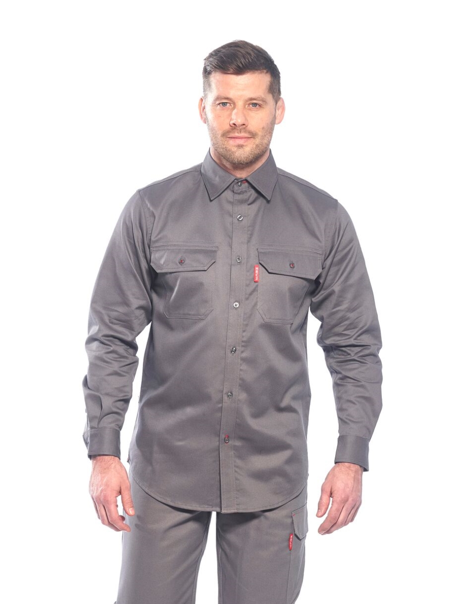 Bizflame 88 by 12 Iona Coverall, Grey - Extra Large -  Portwest, PO398046