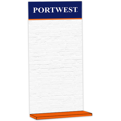 Picture of Portwest Z600ORR 1.2 m Starter Wall Bay&#44; Orange