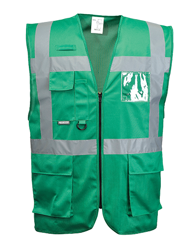F476BGRXXXL Iona Executive Vest, Bottle Green - 3XL