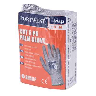 Cut Resistant Gloves, Cut Level A3 ,Polyurethane ,Medium