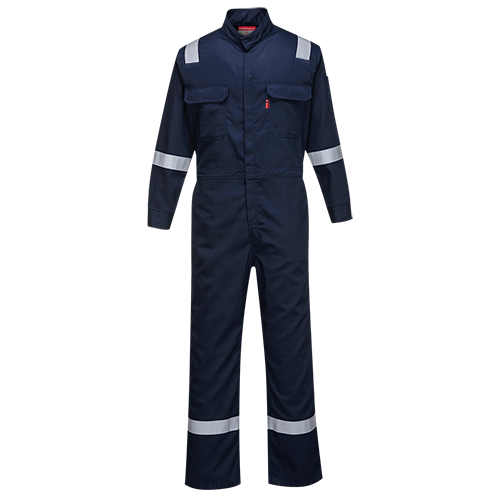 FR94NARXL Bizflame 88 by 12 Iona Coverall, Navy - Extra Large -  Portwest