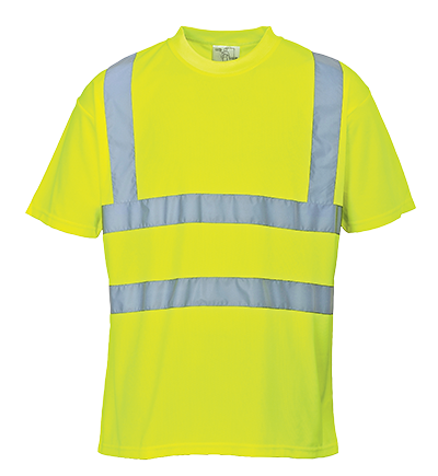 Hi-Vis T-Shirt, Yellow - 6XL