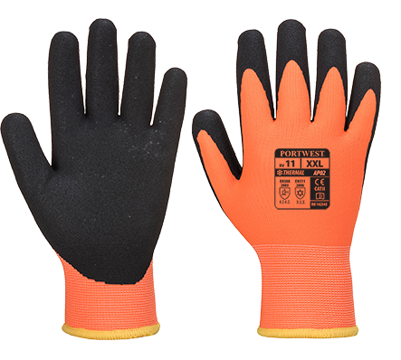 AP02O8RS Thermo Pro Ultra Glove, Orange & Black - Small, Regular