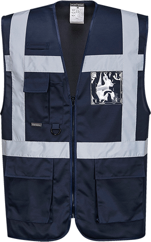 UF476NAR5XL Iona Executive Vest, Navy - 5XL, Regular