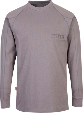 FR Antistatic Crew Neck T-Shirt - Medium - Grey