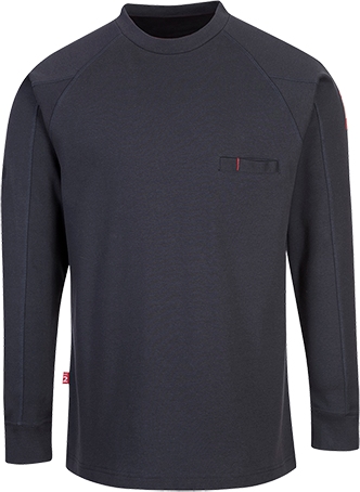 FR Antistatic Crew Neck T-Shirt - Large - Navy