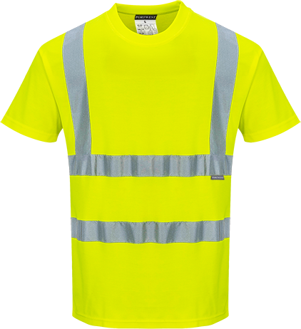 Cotton Comfort Short Sleeve Shirt - 3XL - Yellow