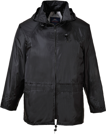 US440BKR7XL Classic Rain Jacket - 7XL - Black