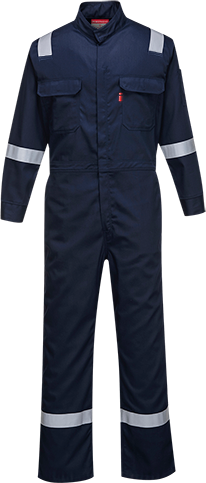 Bizflame 88 by 12 Iona Coverall - Large - Navy