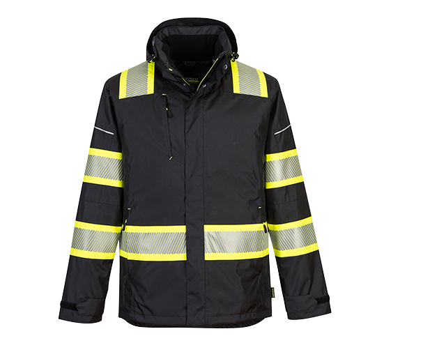 F144BKR4XL Iona Plus Winter Regular Jacket, Black - 4XL