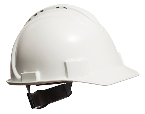Safety Pro Hard Hat Vented, White