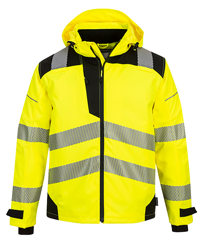 PW3 Extreme Rain Jacket, Yellow & Black - Small