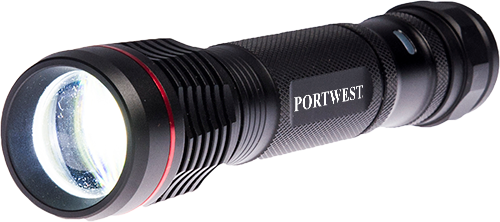 USB Rechargable Torch, Black