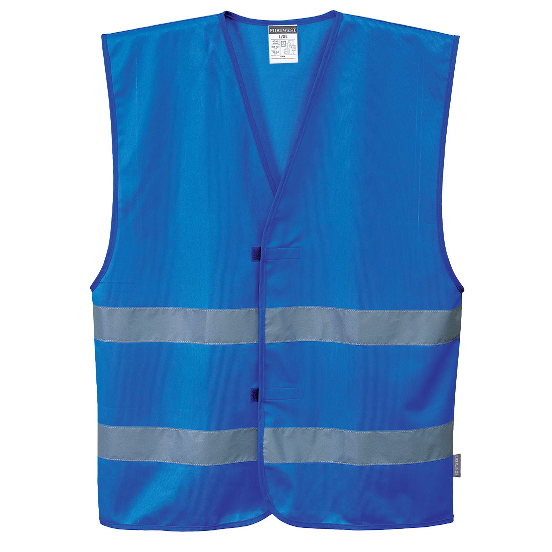 F474RBR4X-5X Iona 2 Band Vest, Royal - 4X & 5X