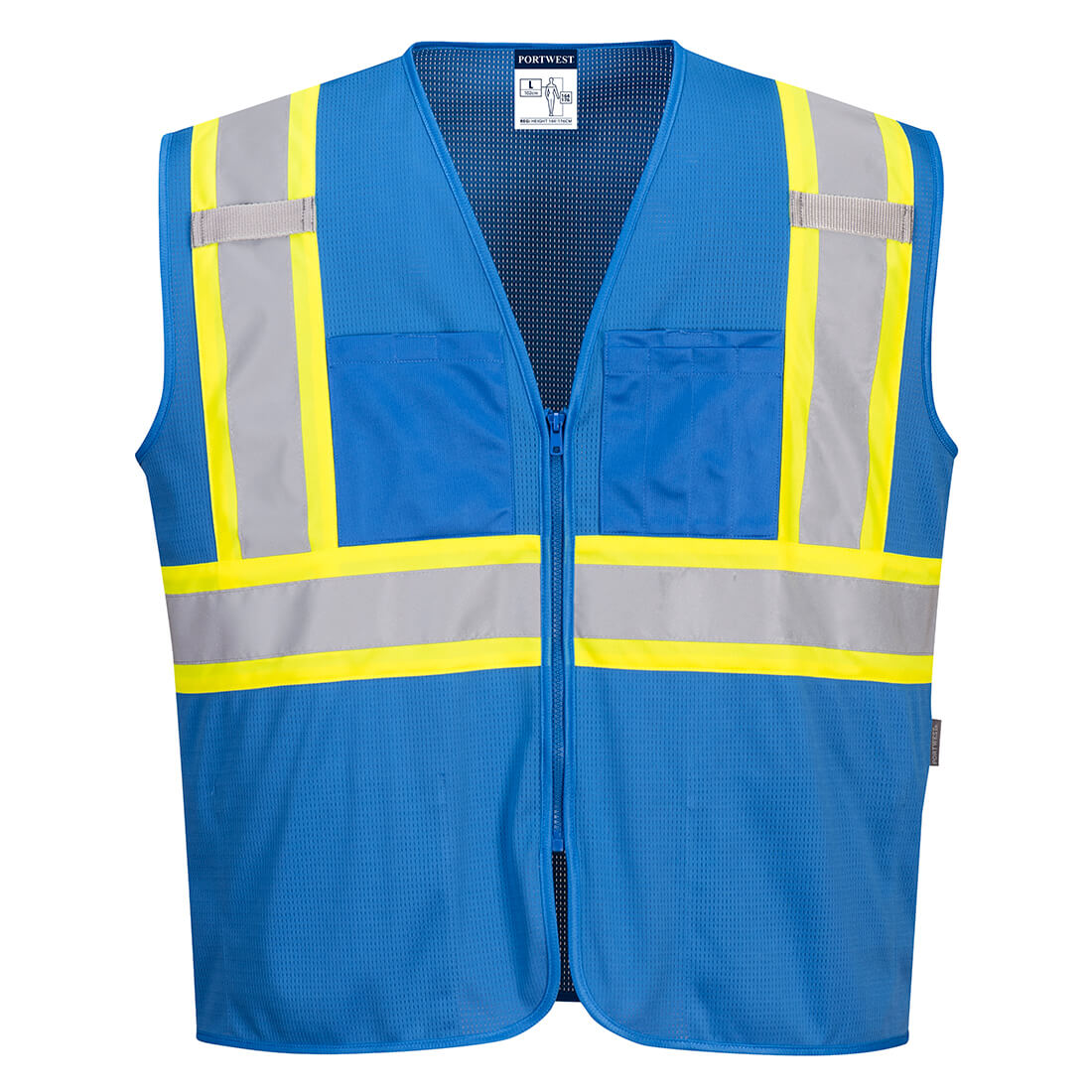 US391RBRS Iona Plus Mesh Vest, Royal Blue - Small