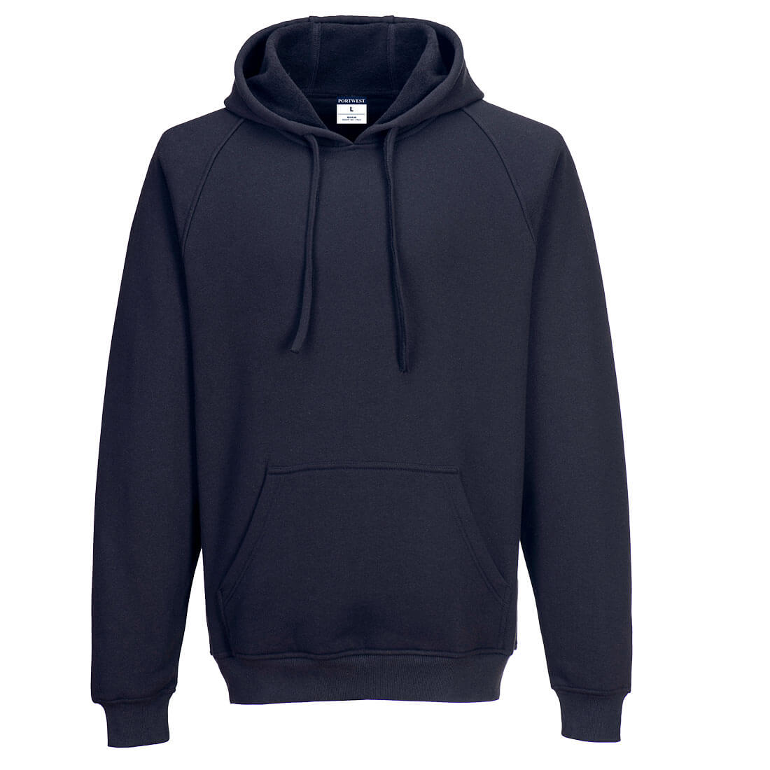 FR708NARXXL FR Heavyweight Hooded Sweatshirt, Navy - 2XL
