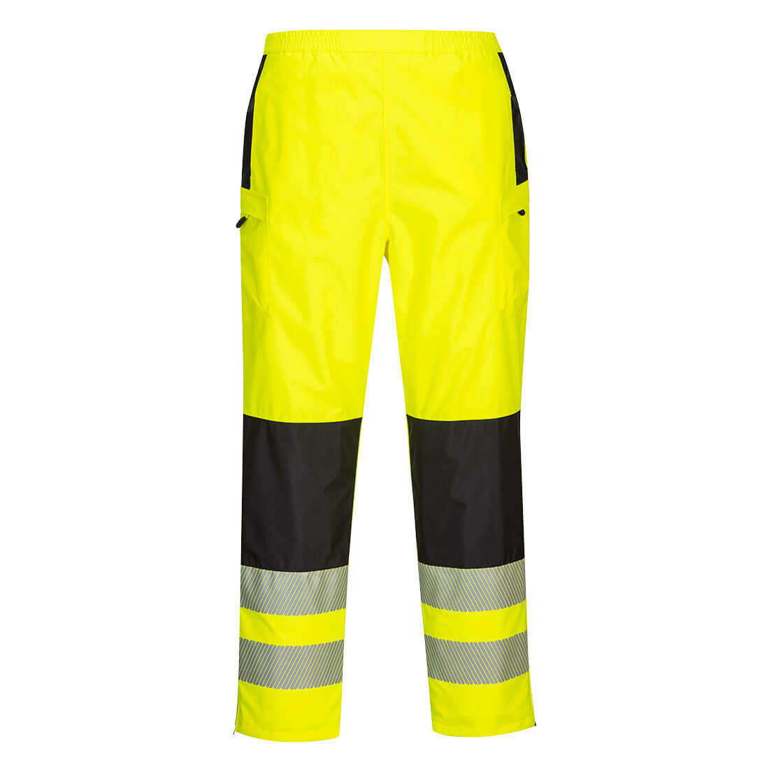 PW386YBRM PW3 Hi-Vis Womens Rain Pants, Yellow & Black - Medium