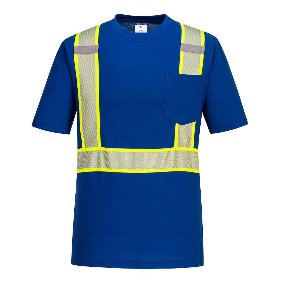 S396RBRS Iona Plus Short Sleeve T-Shirt, Royal Blue - Small