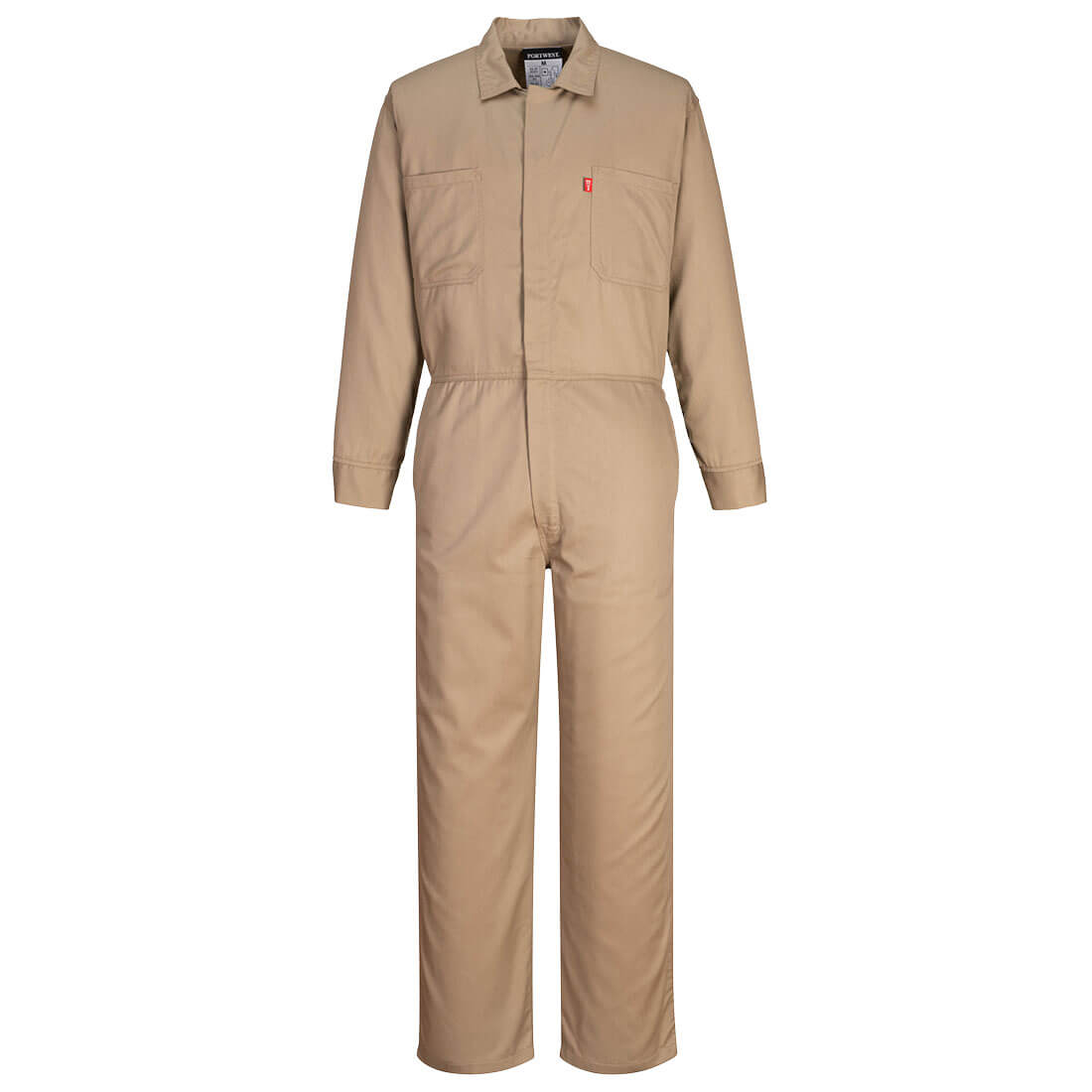 UFR87KHRXL Bizflame 88-12 Classic FR Coverall, Khaki - Extra Large -  Portwest