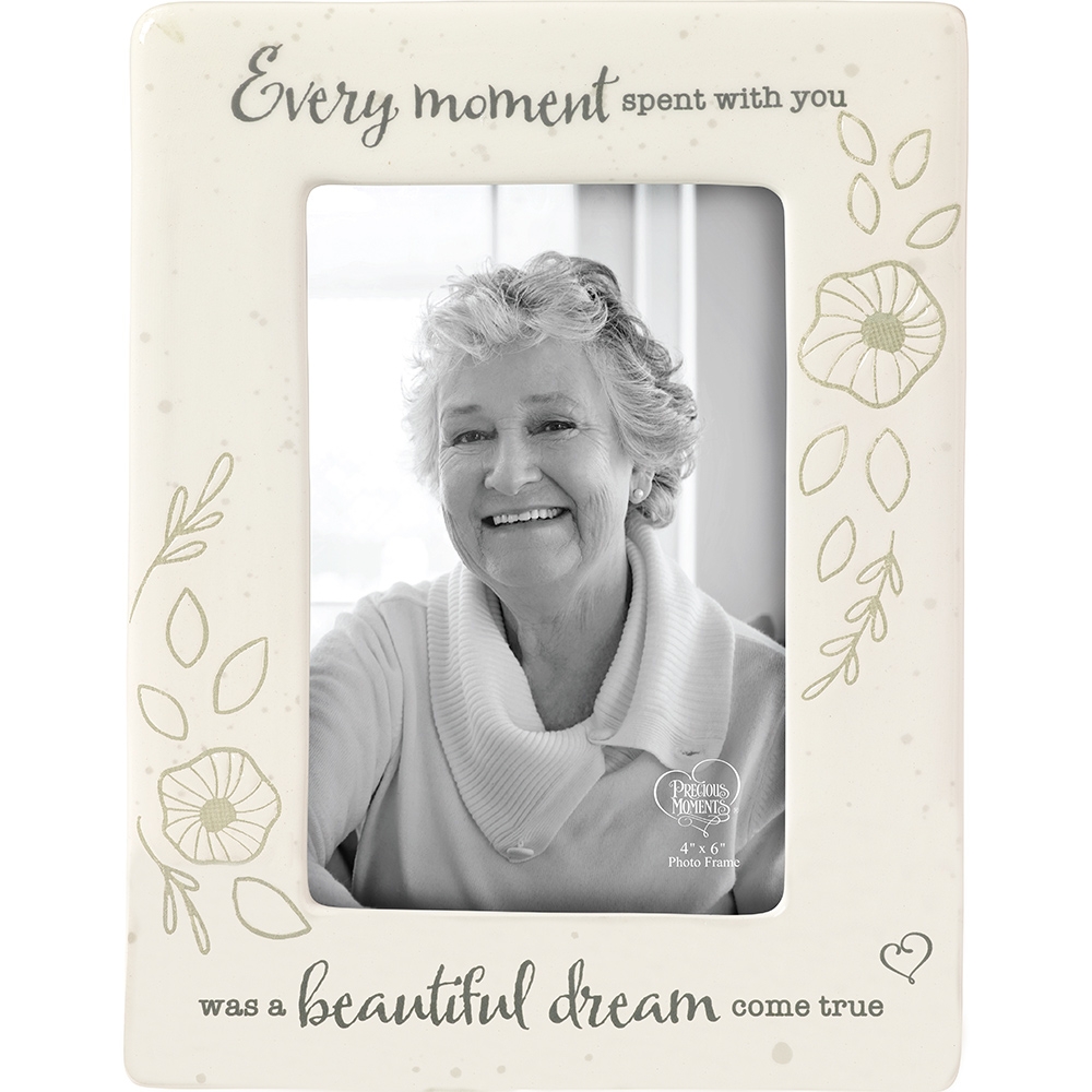Every Moment Spent with You Photo Frame, Ceramic & Glass