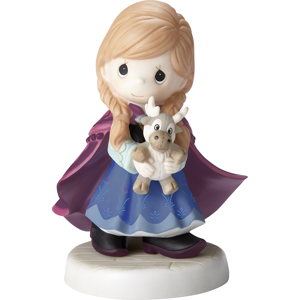 Anna and Sven Figurine - Multi Color - 5.5 inches - Fine Bisque Porcelain