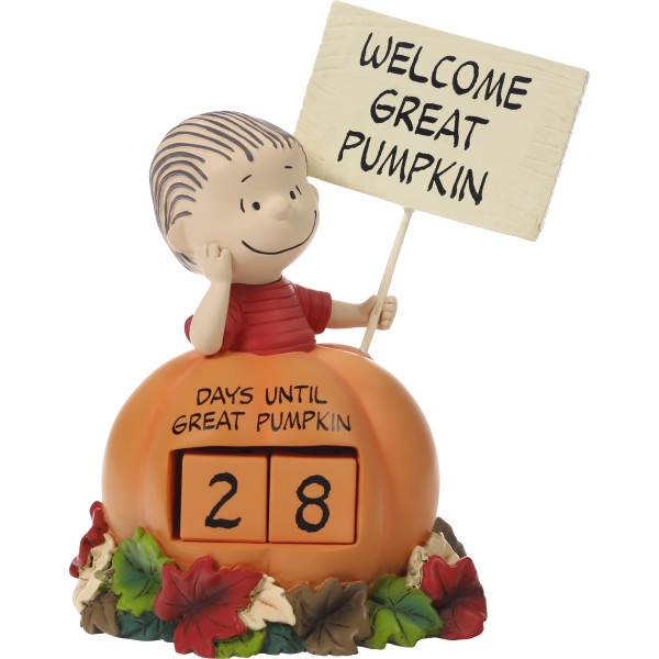 241705  Peanuts Welcome Great Pumpkin Resin Calendar
