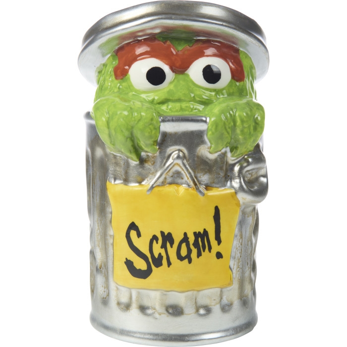 242446 Sesame Street Oscars Trash Trove Ceramic Bank