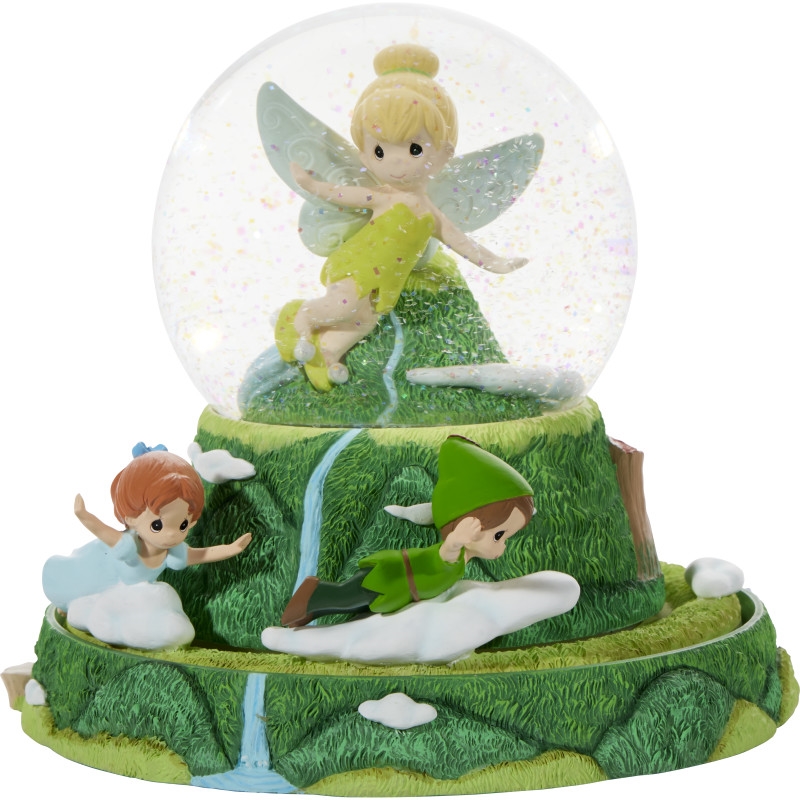 232101 Faith, Trust, And Pixie Dust Musical Snow Globe