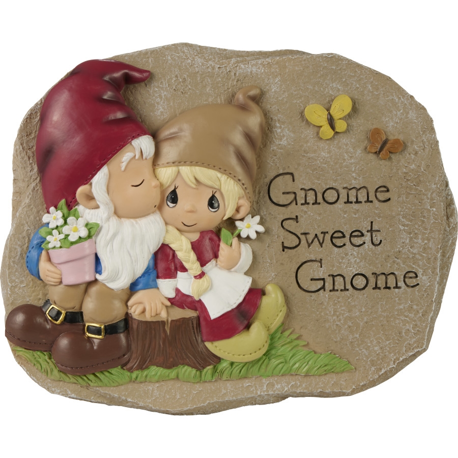 232414  Gnome Sweet Gnome Resin Garden Stone
