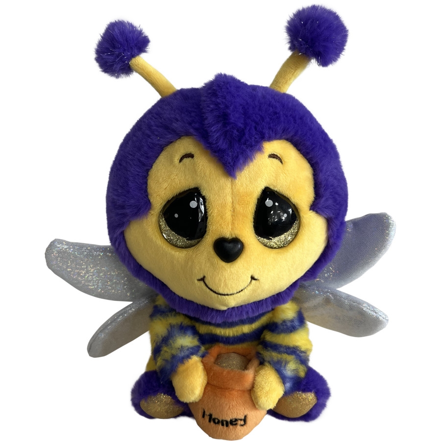 249821  Dark Purple Bee Plush  Abbott