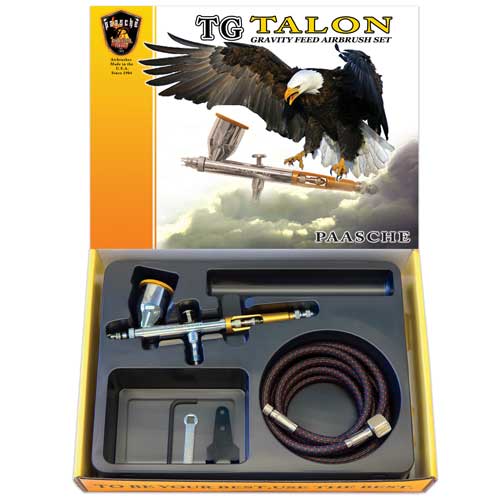 Picture of Paasche TG-SET 0.38 mm Talon Gravity Feed Airbrush Set