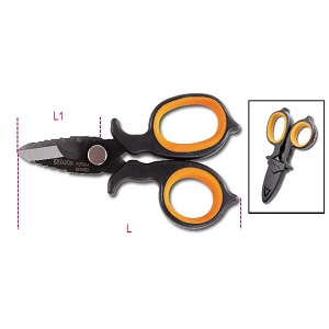 Picture of Beta Tools 011280088 150 mm 1128BAX Double Acting Electricians Scissors