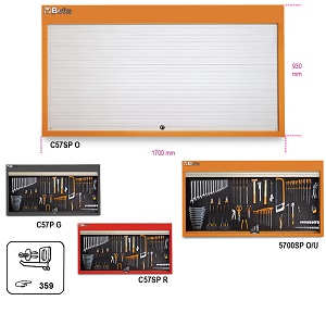 Beta Tools  1 7 m Panel Tool Holder - Orange