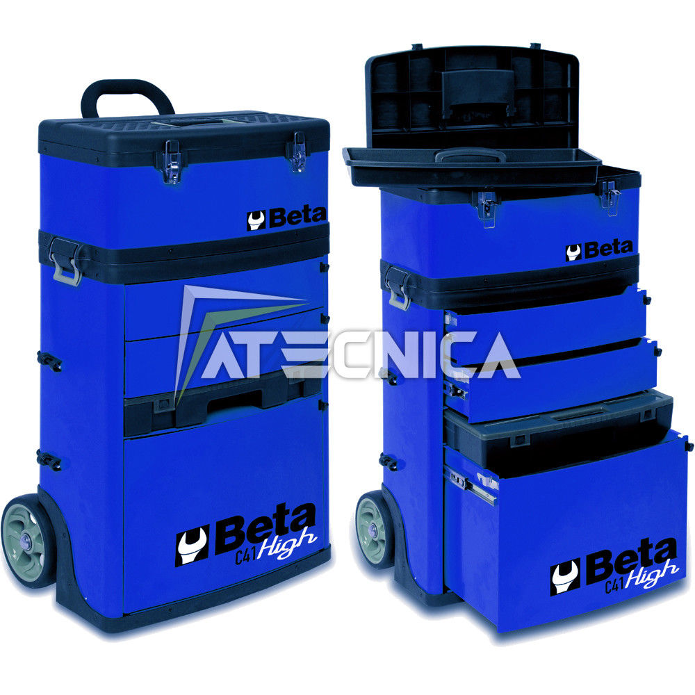 Tools  Two Module Tool Trolley - Blue - BETA 041000006