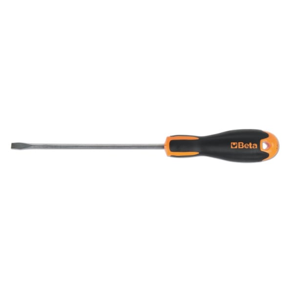 012011403 Stainless Steel Slotted Screwdriver with Ergonomic Handle - 2.5 mm Tip & 50 mm Shaft