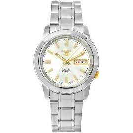 SNKK09J1 Mens 5 Automatic Silver Dial Stainless Steel Watch -  Seiko