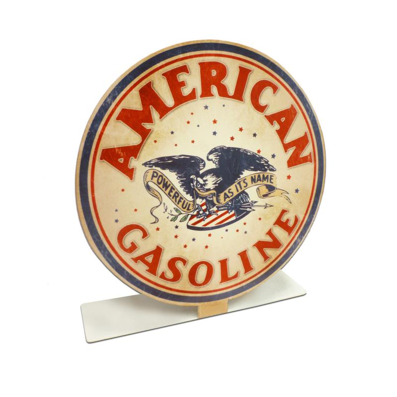 Picture of Past Time Signs PTST134 American Gasoline Table Topper