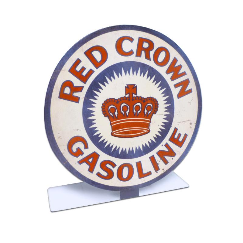 Picture of Past Time Signs PTST140 Red Crown Gasoline Table Topper