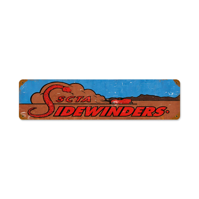 Picture of Classic Motorcycle FRC006 20 x 5 in. Sidewinders Vintage Metal Sign