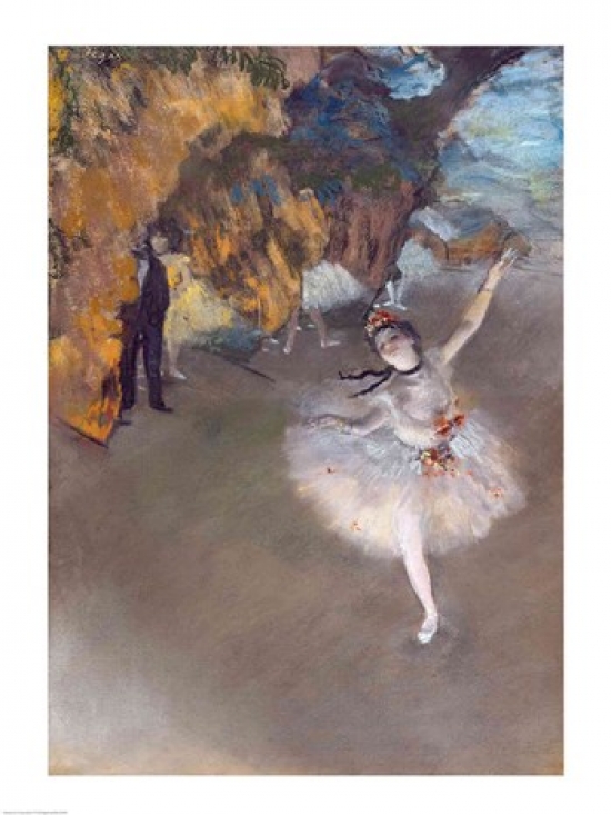 Picture of Posterazzi BALBAL35845 The Star Or Dancer on The Stage Poster Print by Edgar Degas - 18 x 24 in.