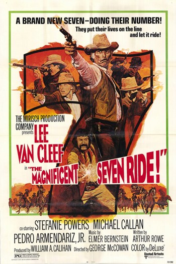 MOV232629 The Magnificent Seven Ride Movie Poster - 11 x 17 in.
