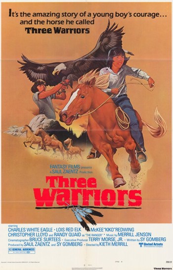 Three Warriors Movie Poster - 11 x 17 in.