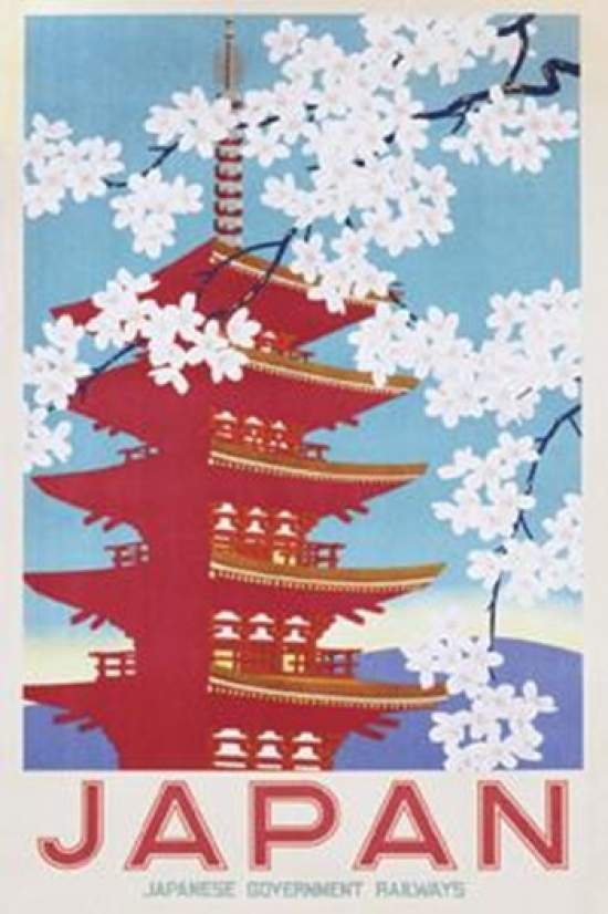Japan - Blossoms Poster Print