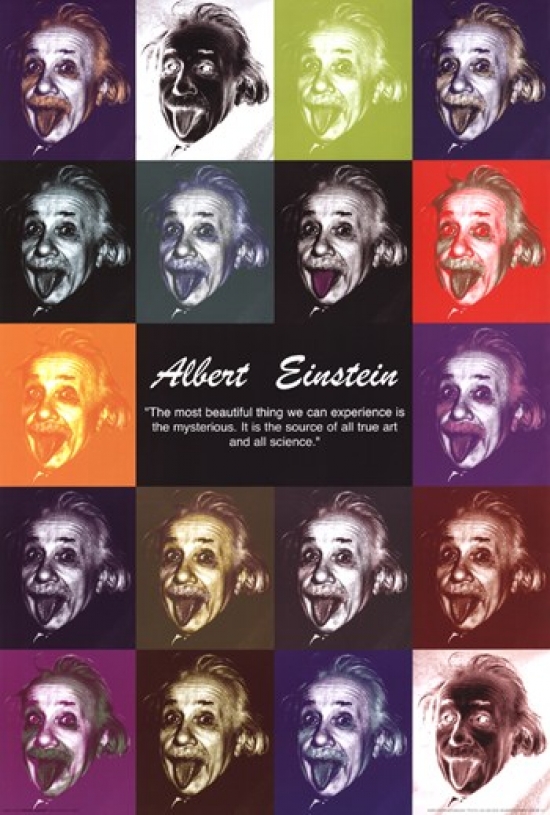 Albert Einstein - Pop Poster Print
