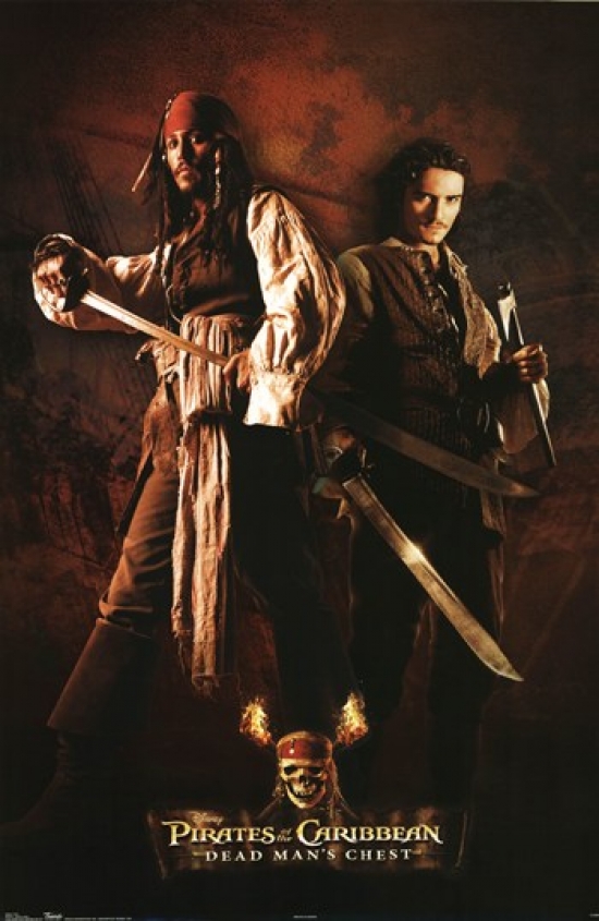 Pirates of the Caribbean - Jack & Will Poster Print