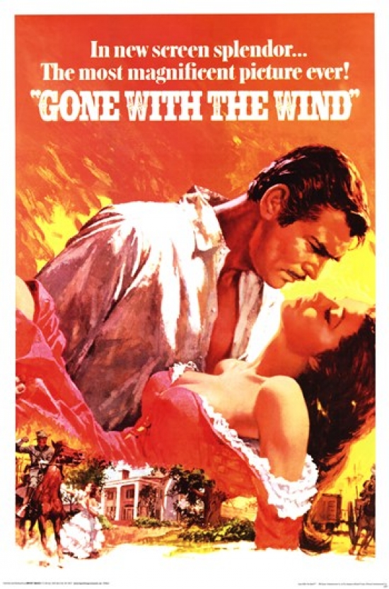 Gone with the Wind - Classic Poster Print - 24 x 36 in.
