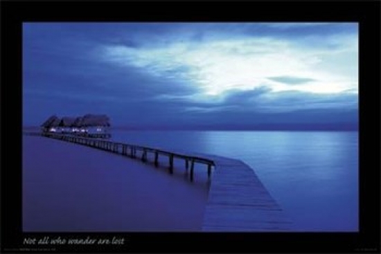 Not All That Wander Poster Print - 36 x 24 in.