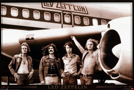 Led Zeppelin - Plane Poster Print - 36 x 24 in.