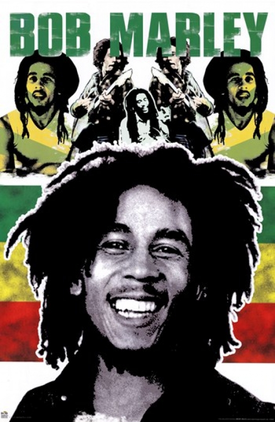Rastaman Montage Poster Print - 24 x 36 in.